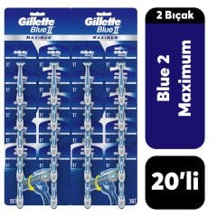 Kartela Gillette Blue2 20'li Maximum