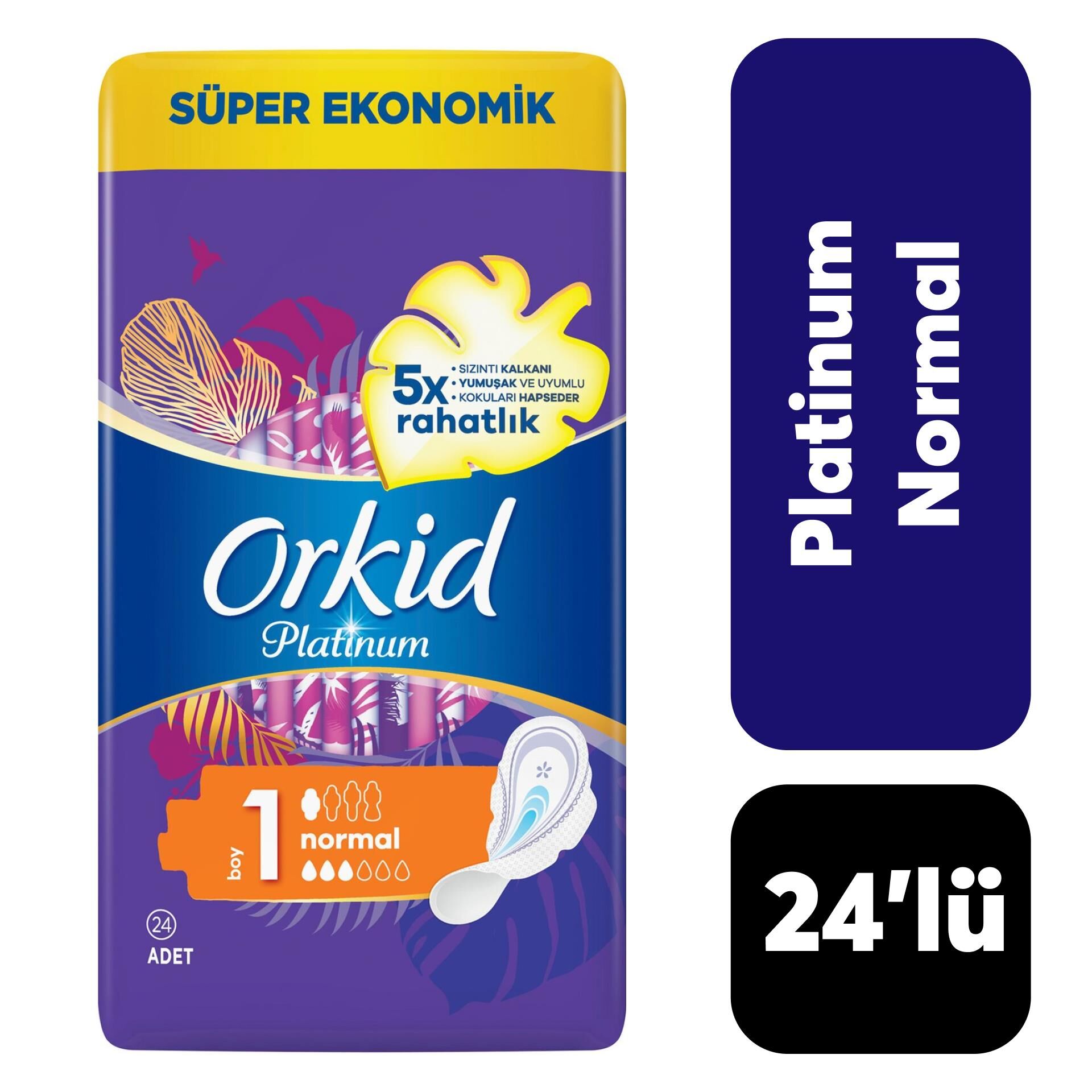 Orkid Ped Platinum 4'lü Normal 24'lü