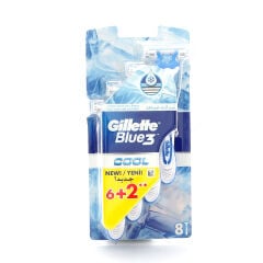 Gillette Blue 3 Cool 6+2 Paket