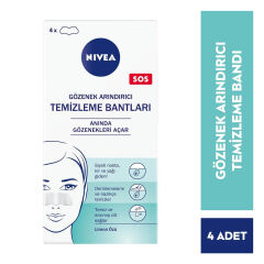 Nivea Siyah Nokta ve Gözenek Arındırıcı Burun Bandı 4 Adet
