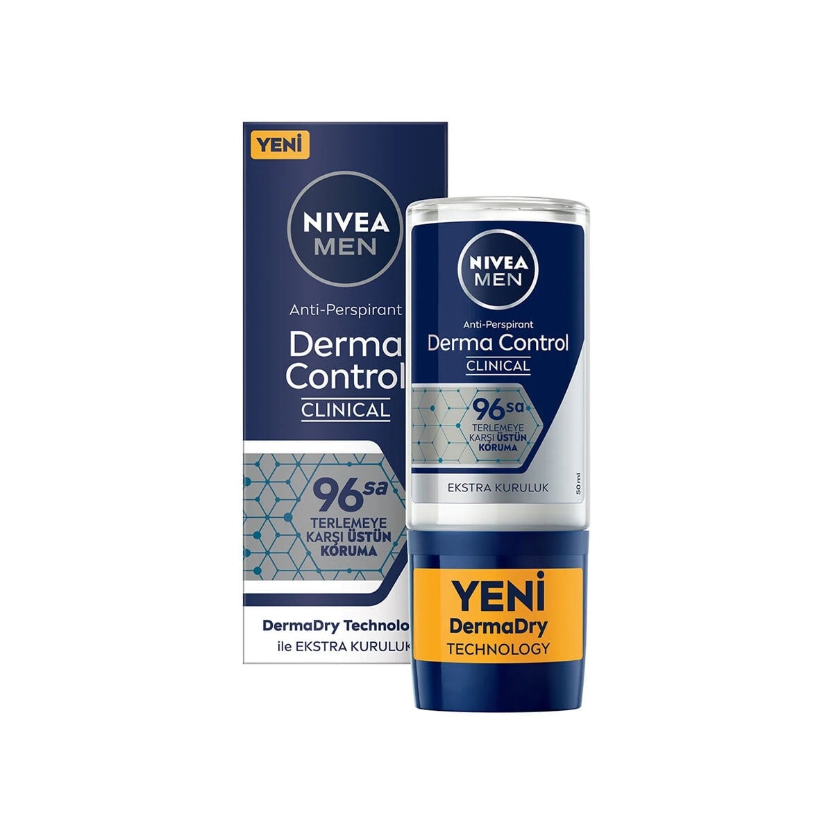 Nivea Erkek Roll on Deodorant Derma Control Clinical 50 ml