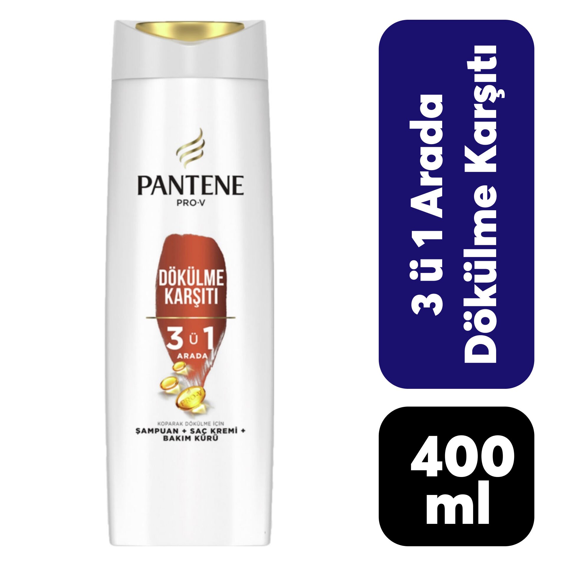 Pantene Şampuan 400 ml 3-1 Dökülme Karşıtı