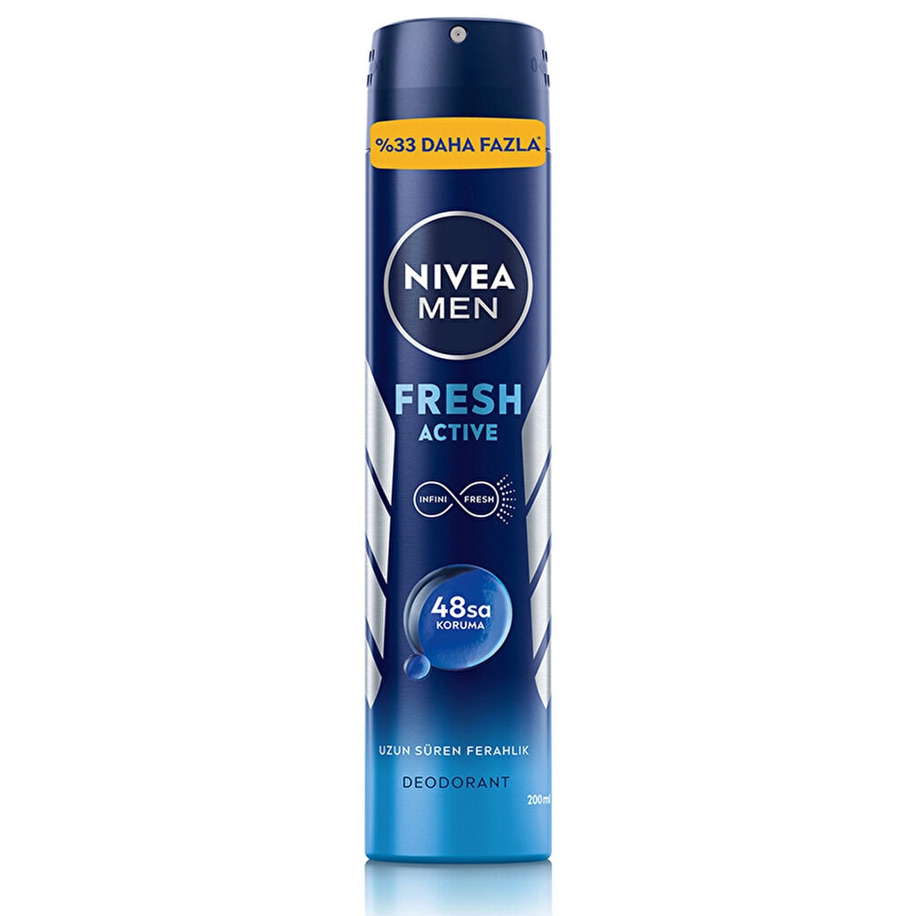 Nivea Erkek Sprey Deodorant Fresh Active 200 ml