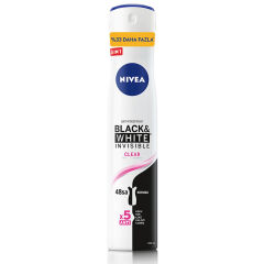 Nivea Kadın Sprey Deodorant Black&White Invisible Clear 200 ml