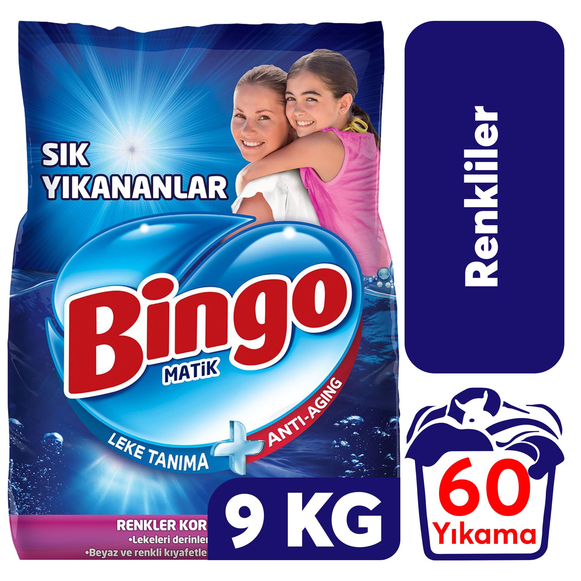 Toz Deterjan Bingo .9 Kg Matik Sık Yıkananlar