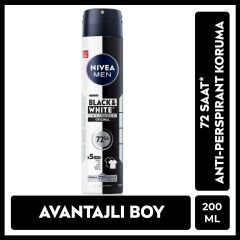 Nivea Erkek Sprey Deodorant Black&White Original 200 ml