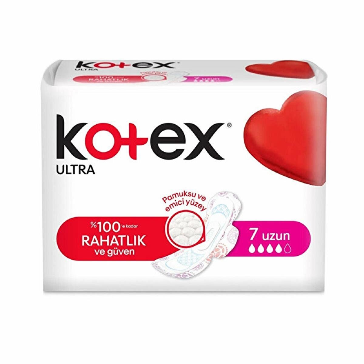 Kotex Hijyenik Ped Ultra Extra Uzun 7'li