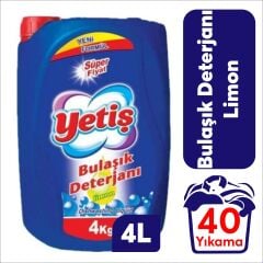 Bulaşık Deterjanı Yetiş 4 L Limon