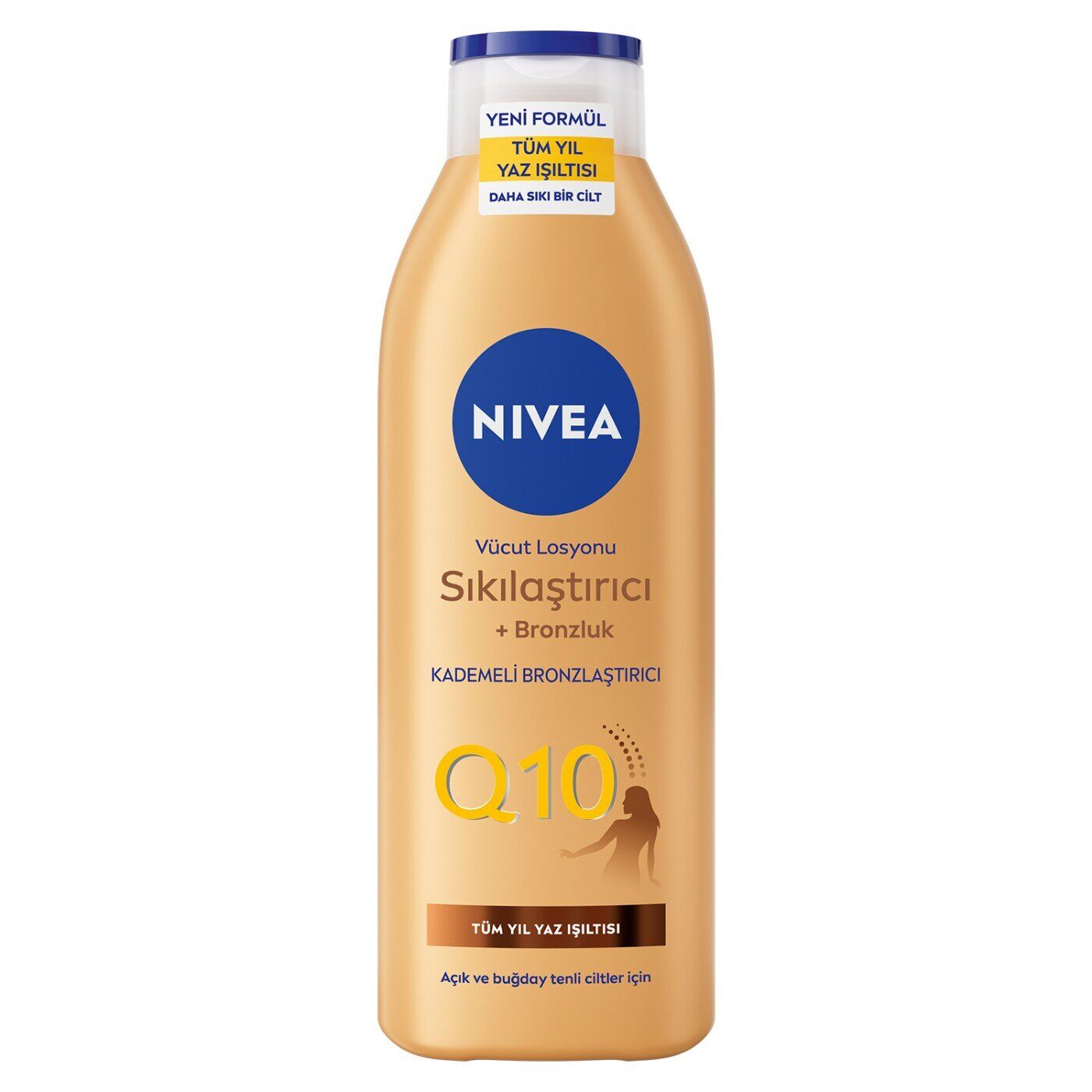 Nivea Q10 Sıkılaştırıcı ve Bronzlaştırıcı Vücut Losyonu 250 ml