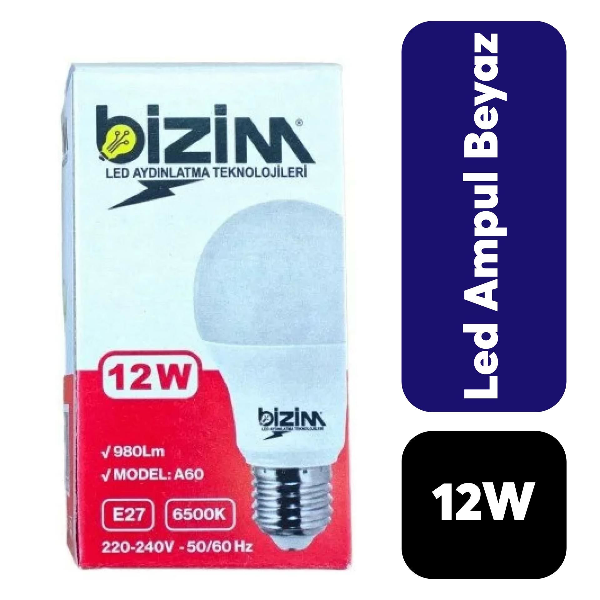 Ampul Bizim Led 12W Beyaz