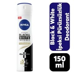 Nivea Deodorant Kadın 150 ml B&W İpeksi Pürüzsüzlük