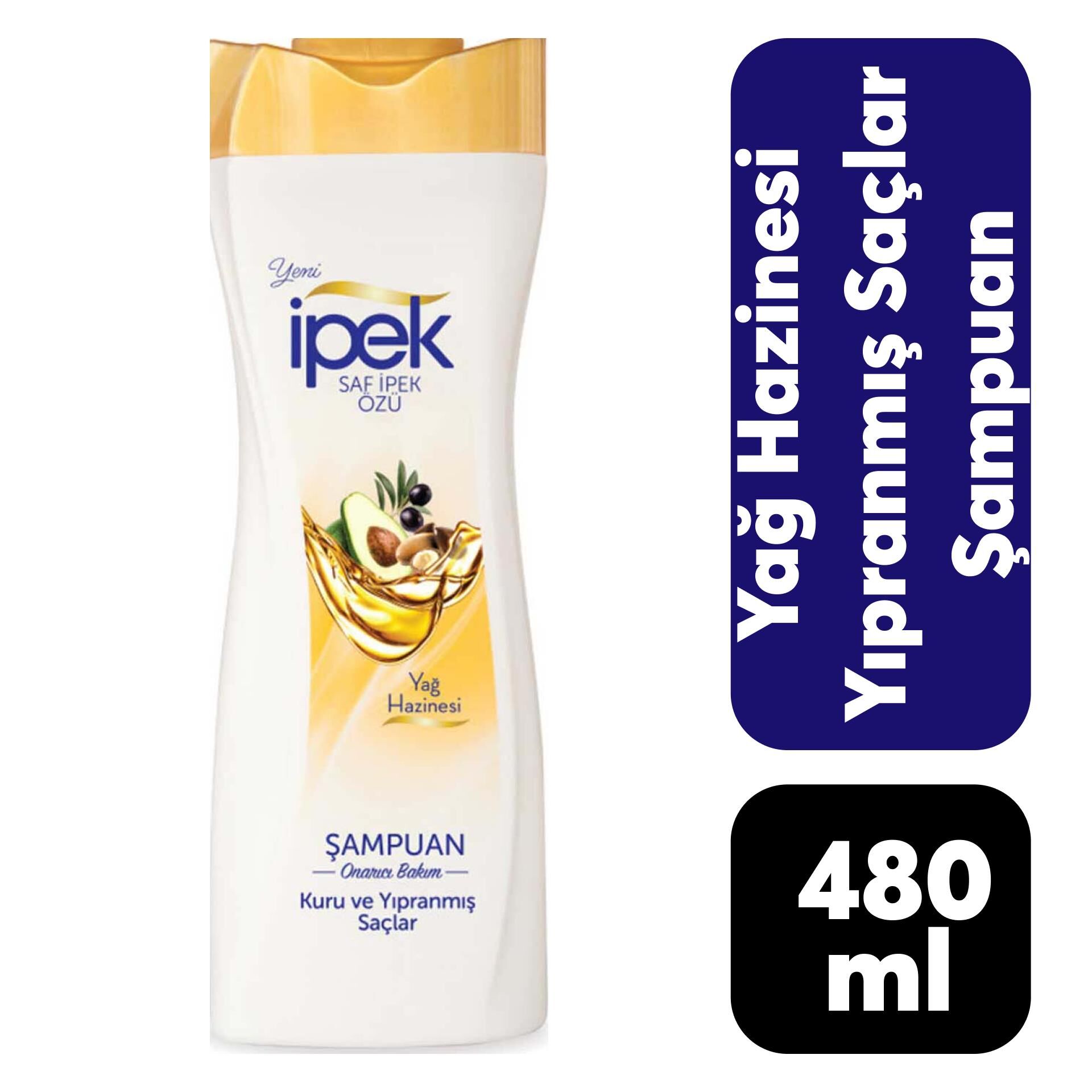 Şampuan İpek 480 ml Kuru ve Yıpranmış Saçlar