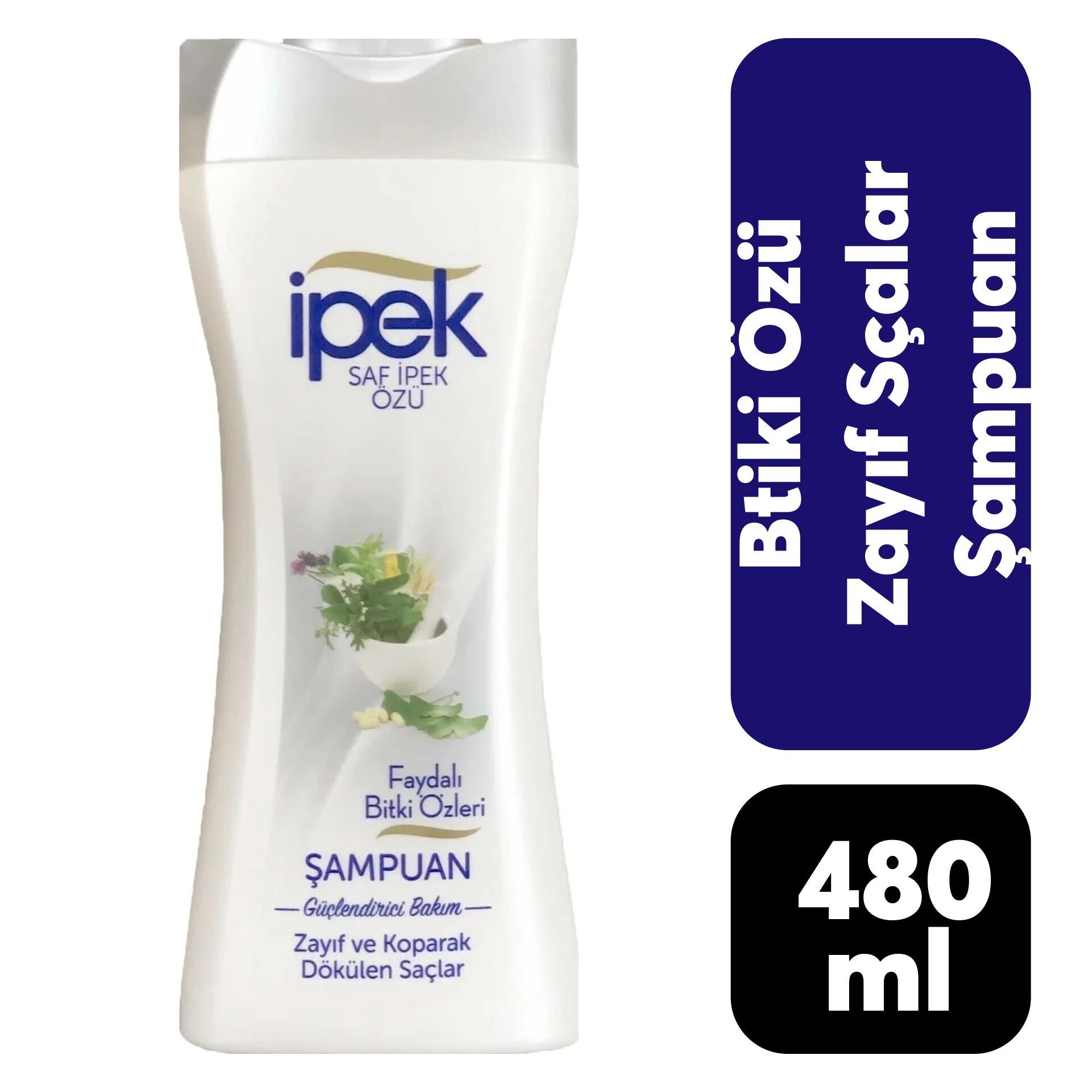 İpek Şampuan 480 ml Zayıf ve Dökülen Saçlar