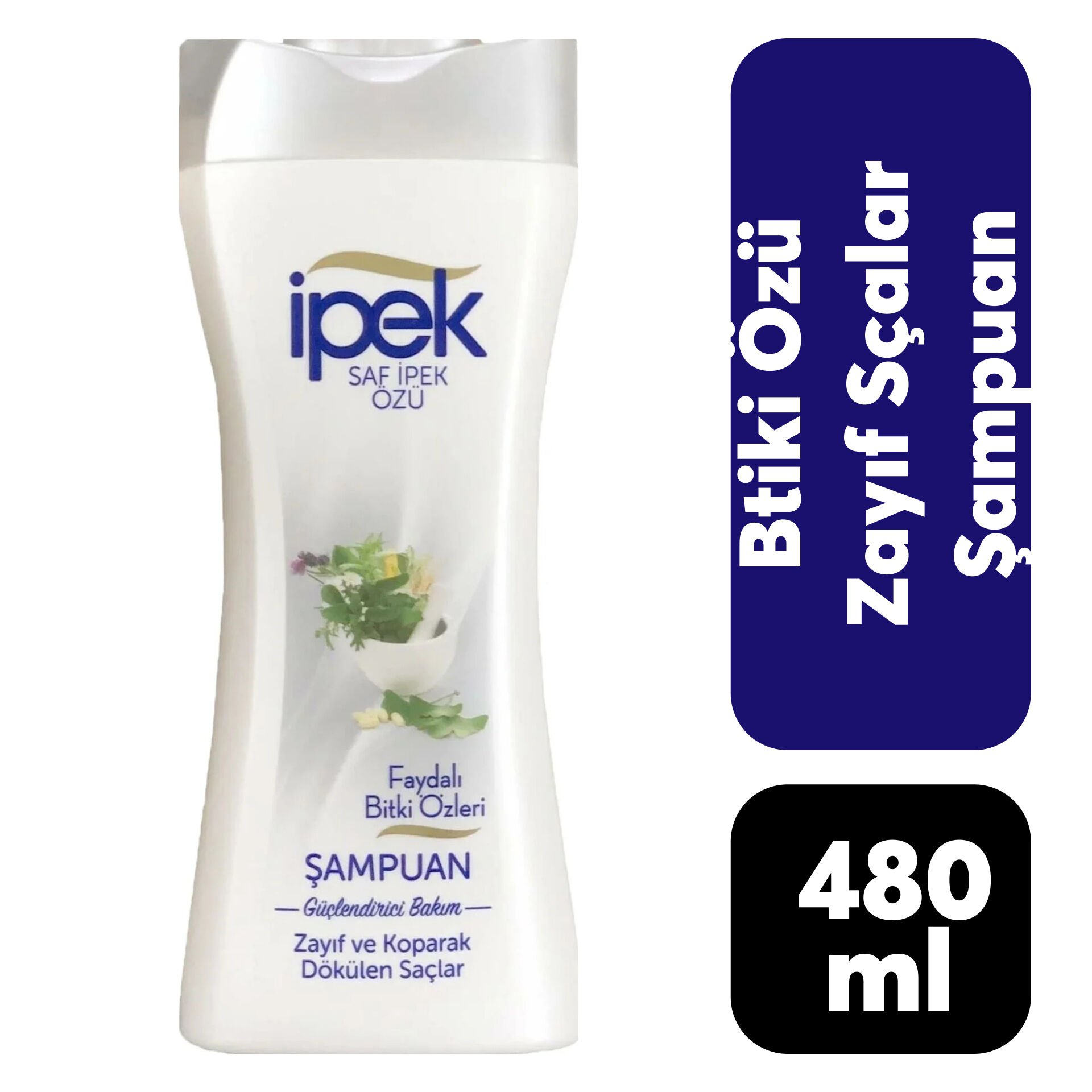 İpek Şampuan 480 ml Zayıf ve Dökülen Saçlar