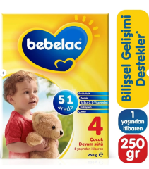 Bebelac 4 Çocuk Devam Sütü 1 Yaş+  250 Gr