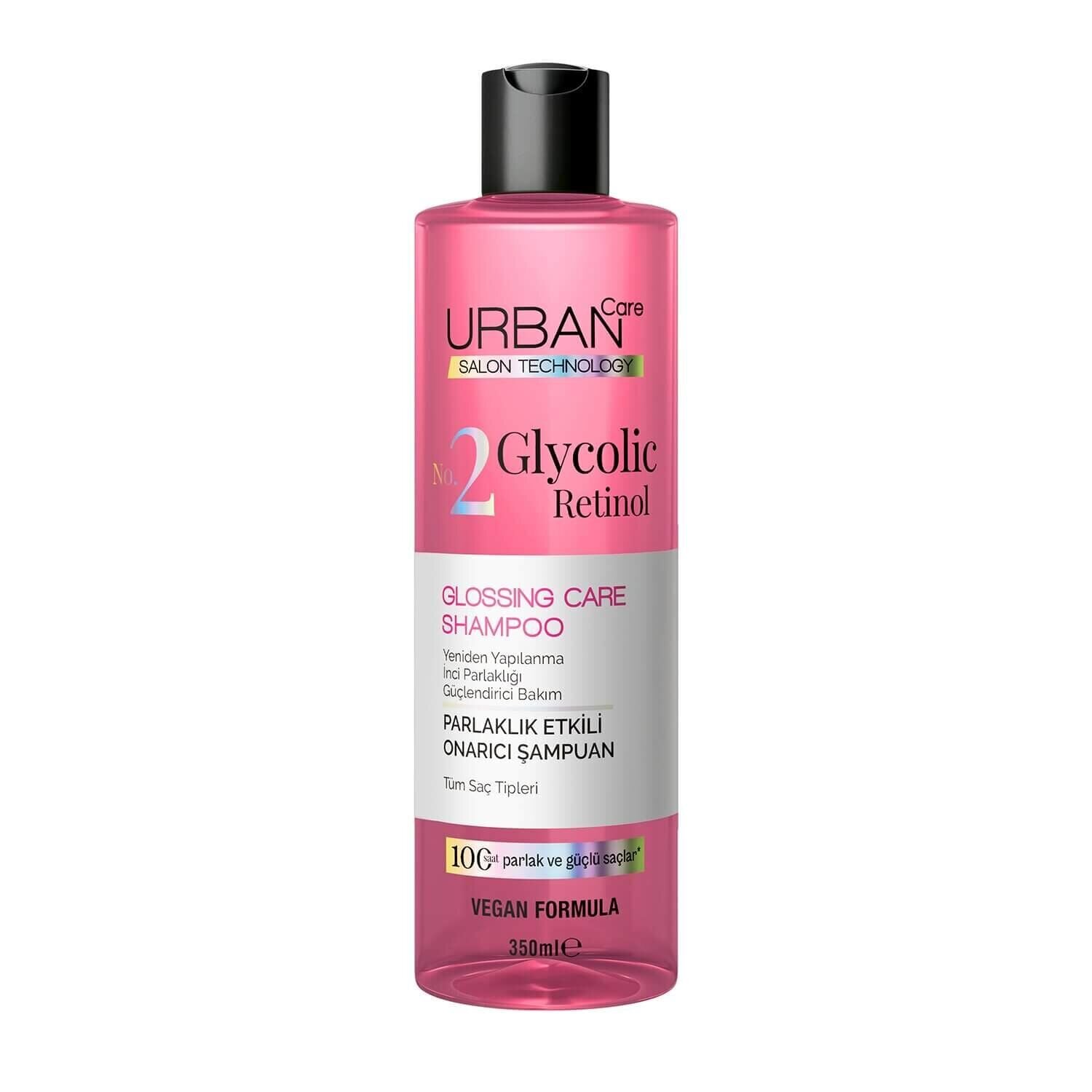 Urban Care Glycolic Retinol Parlaklık Etkili Onarıcı Saç Bakım Şampuanı 350 ml