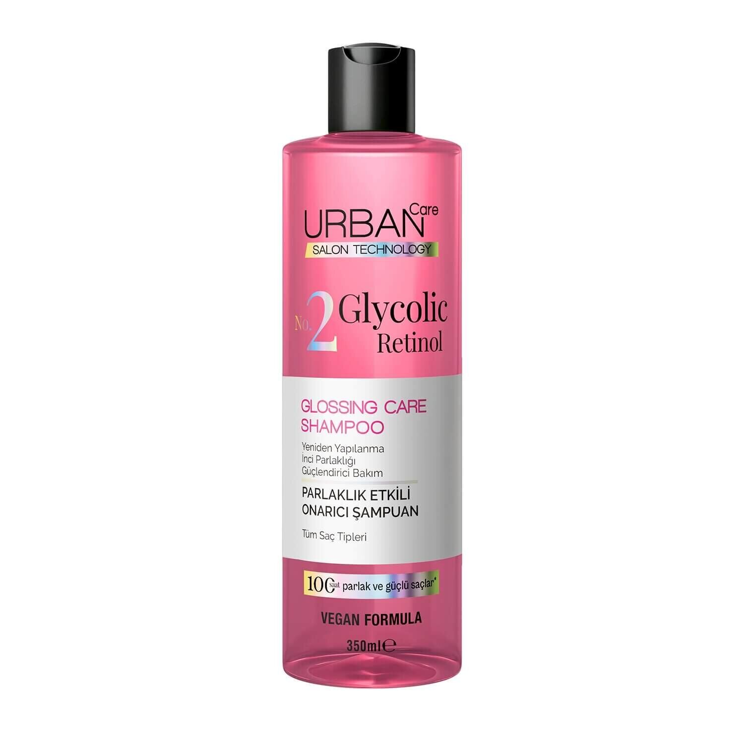 Urban Care Glycolic Retinol Parlaklık Etkili Onarıcı Saç Bakım Şampuanı 350 Ml