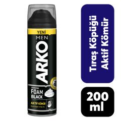 Tıraş Köpüğü Arko Men 200 ml Black Aktif Kömür