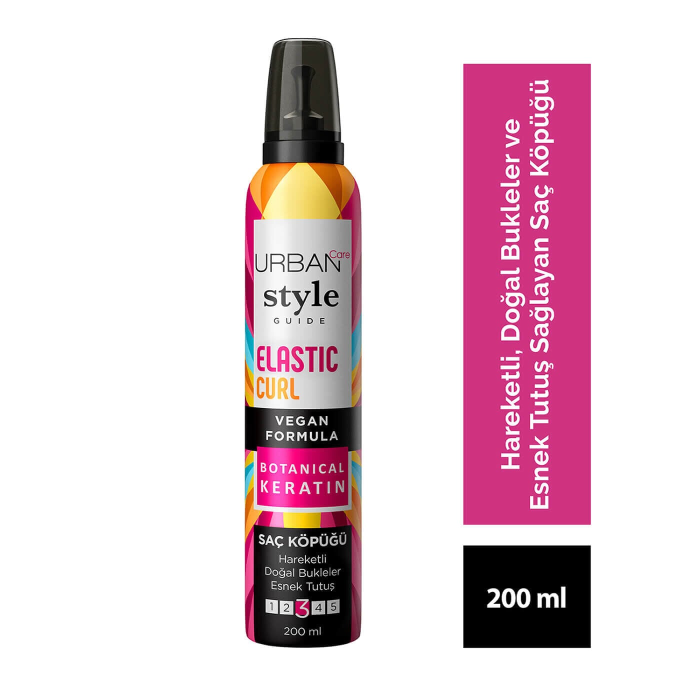 Urban Care Style Guide Elastic Curl Doğal Görünüm Sağlayan Saç Köpüğü 200 ml