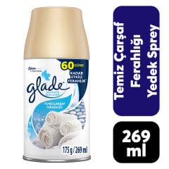 Koku Yedek Glade Sprey 269 ml Temiz Çarşaf Ferahlığı