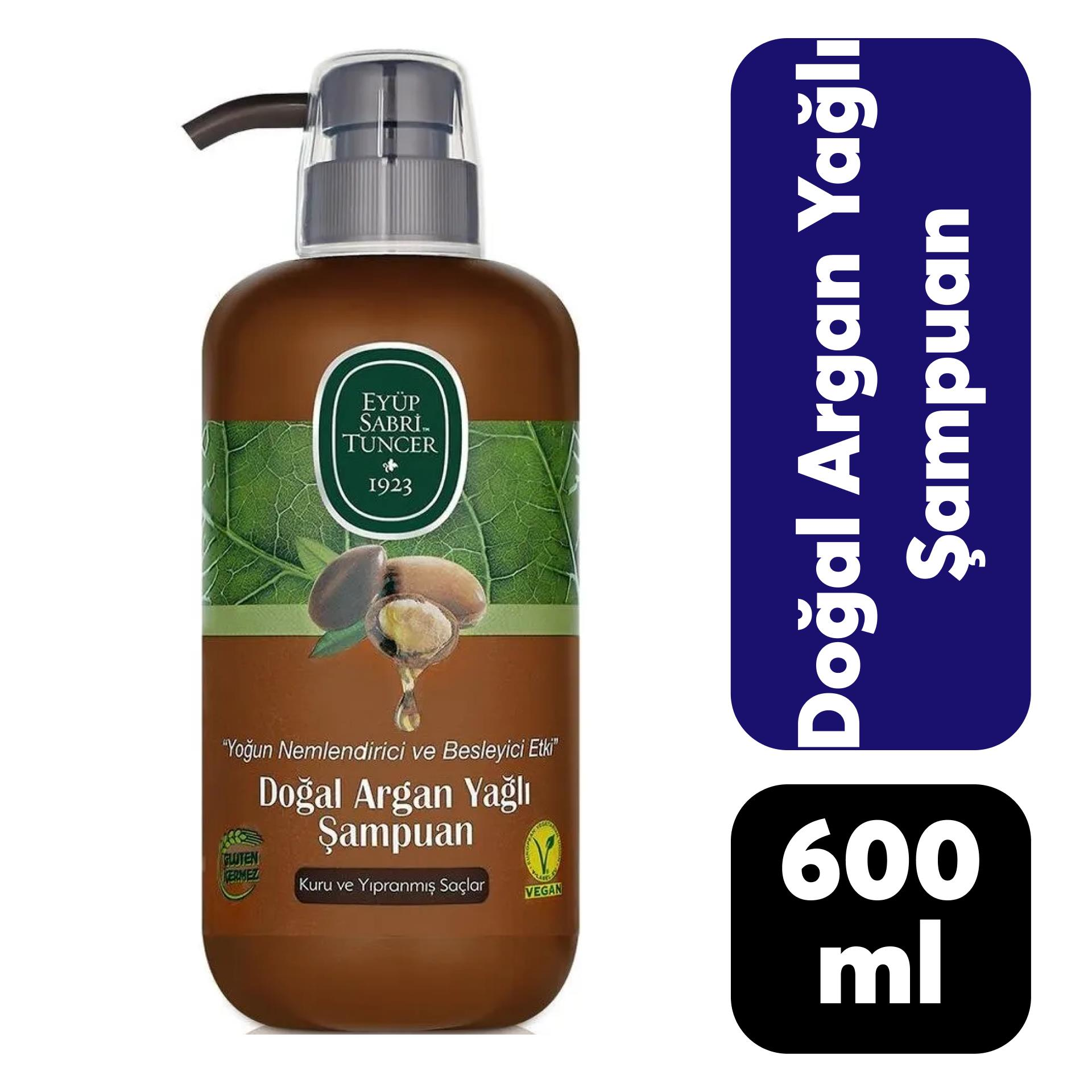 .Eyüp Sabri Tuncer Şampuan 600 ml Doğal Argan Yağlı