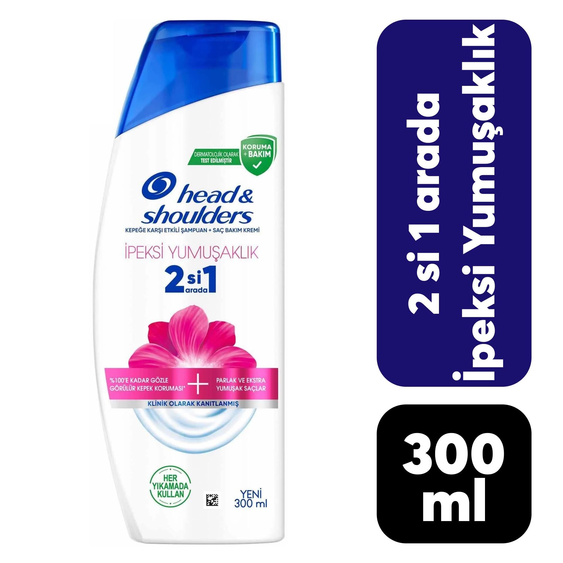 Head & Shoulders Şampuan 300 ml 2-1 İpeksi Yumuşaklık