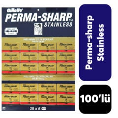 Kartela Bıçak Permasharp 100'lü Jilet***