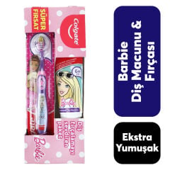 Diş Macunu Colgate 75 ml + Diş Fırçası Barbie 5+ Yaş