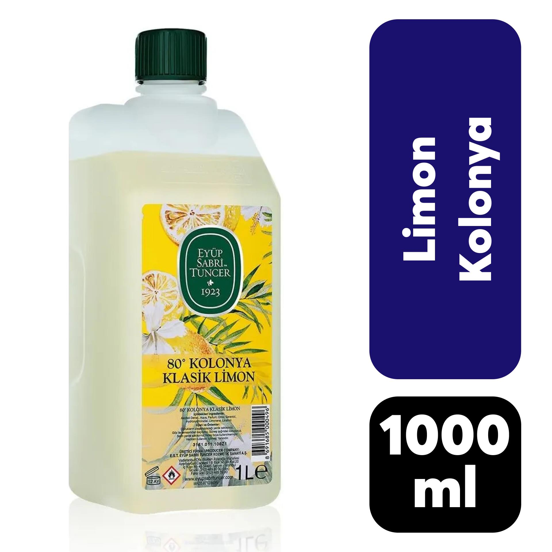 Kolonya Eyüp Sabri Tuncer 1 L Limon