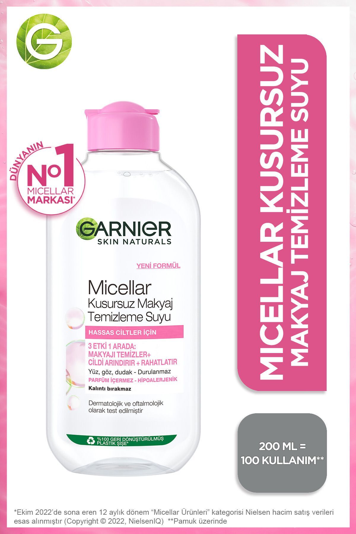 Garnier Makyaj Temizleme Jeli 200 ml Hassas