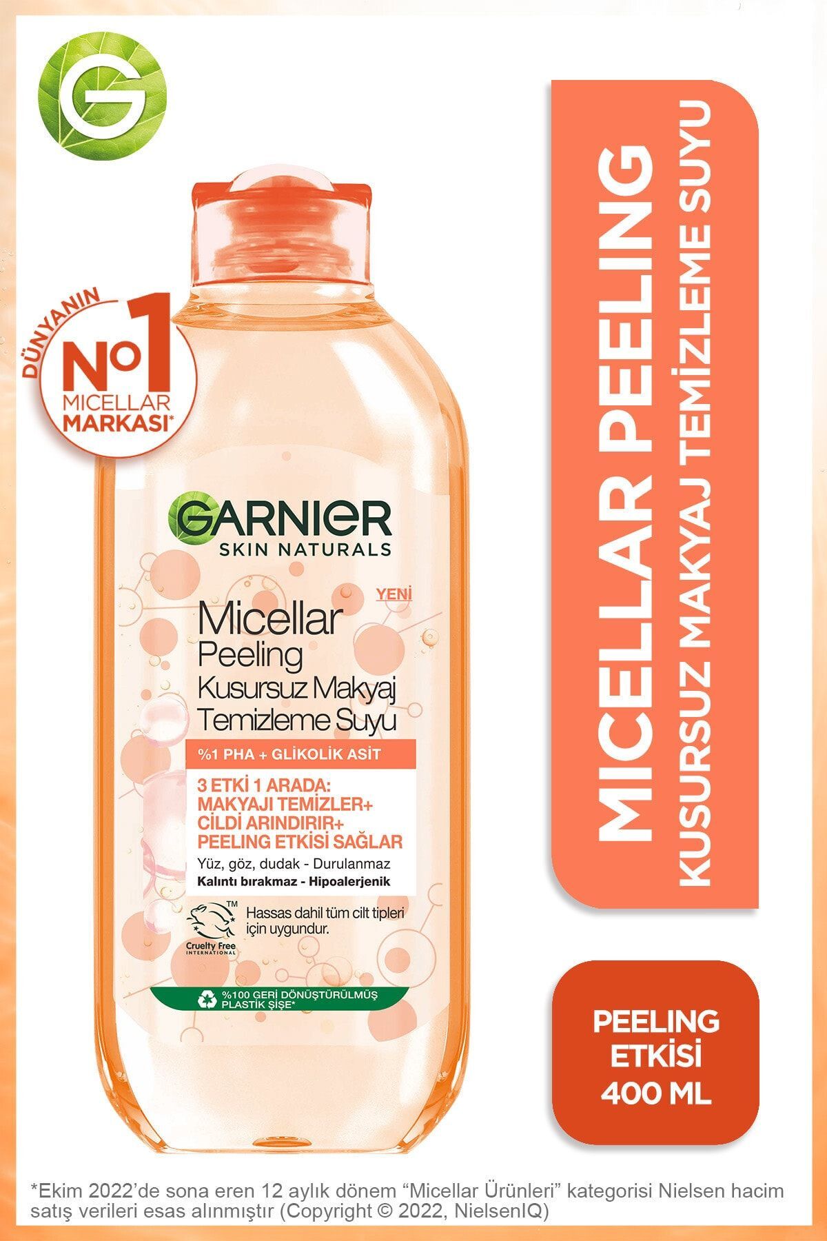 Garnier Makyaj Temizleme Jeli 400 ml Peeling