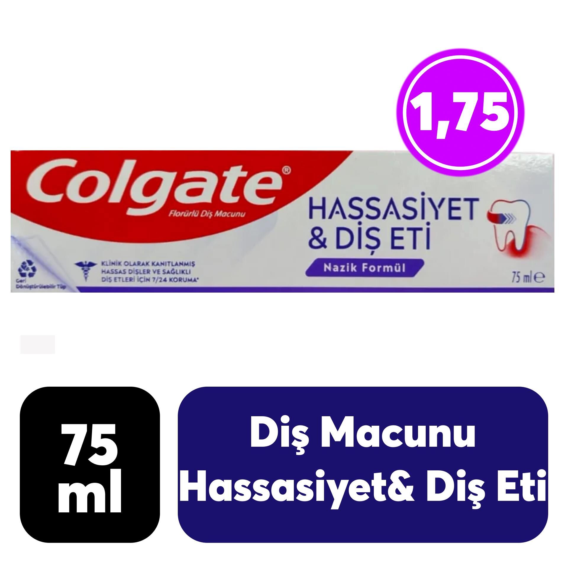 Diş Macunu Colgate 75 ml Hassasiyet ve Diş Eti