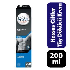 Veet Men Tüy Dökücü Krem 200 ml Hassas Mavi