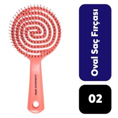Nascita Pro Üç Boyutlu Oval Saç Fırçası Pembe