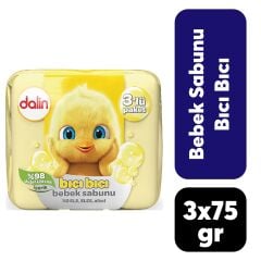 Sabun Dalin Bebek 3x75 gr Bıcı Bıcı