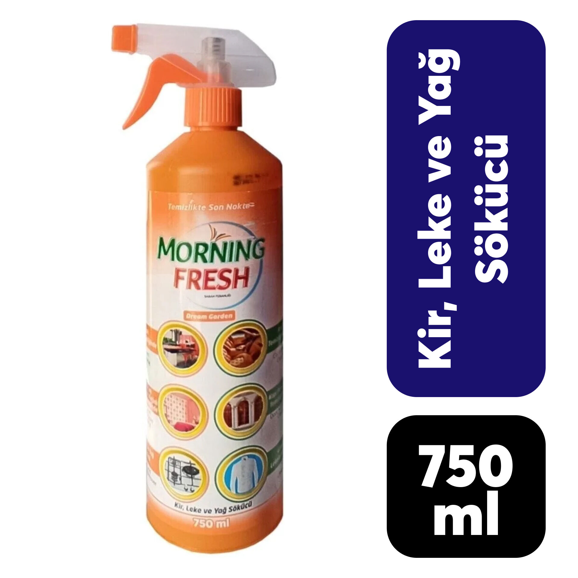 Çözücü Sprey Morning Fresh 750 ml Kir & Yağ Sökücü