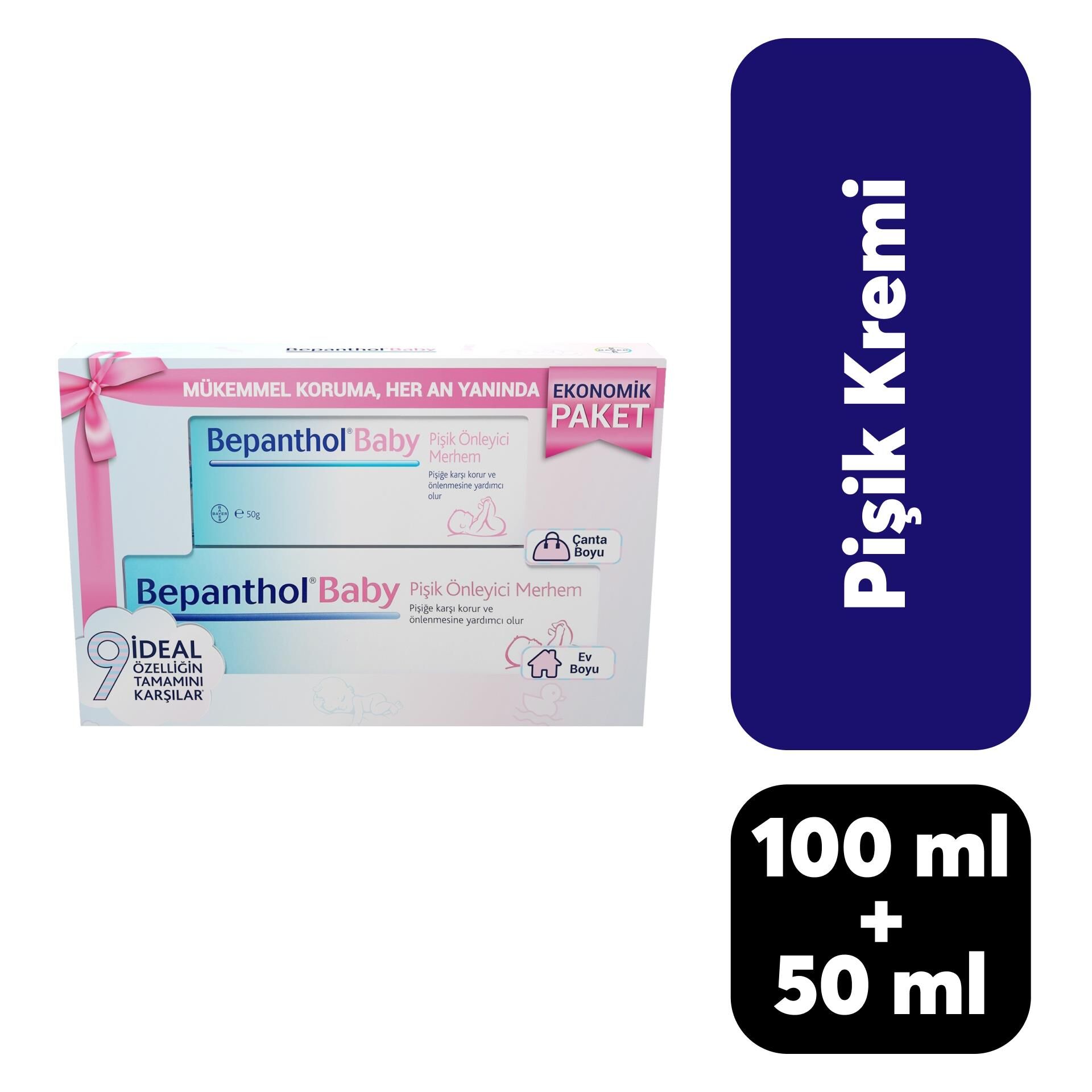 Pişik Kremi Bepanthol Avantaj Paket 100 gr + 50 gr