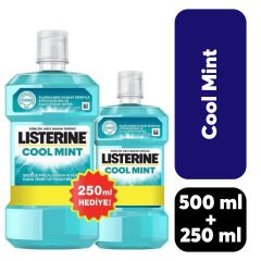 .Gargara Listerine Cool Mint 500 ml + 250 ml