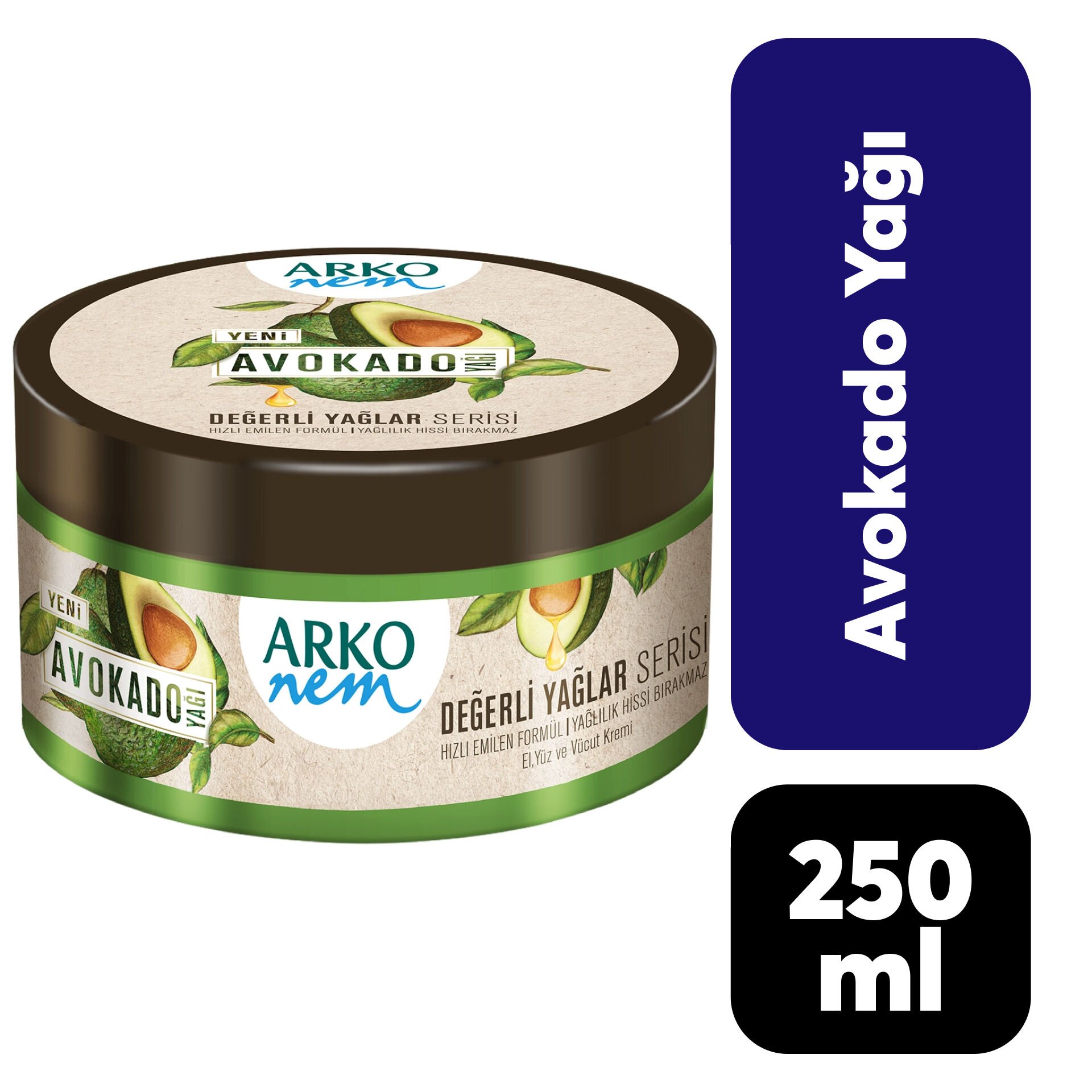 .Krem Arko Nem 250 ml Avokado