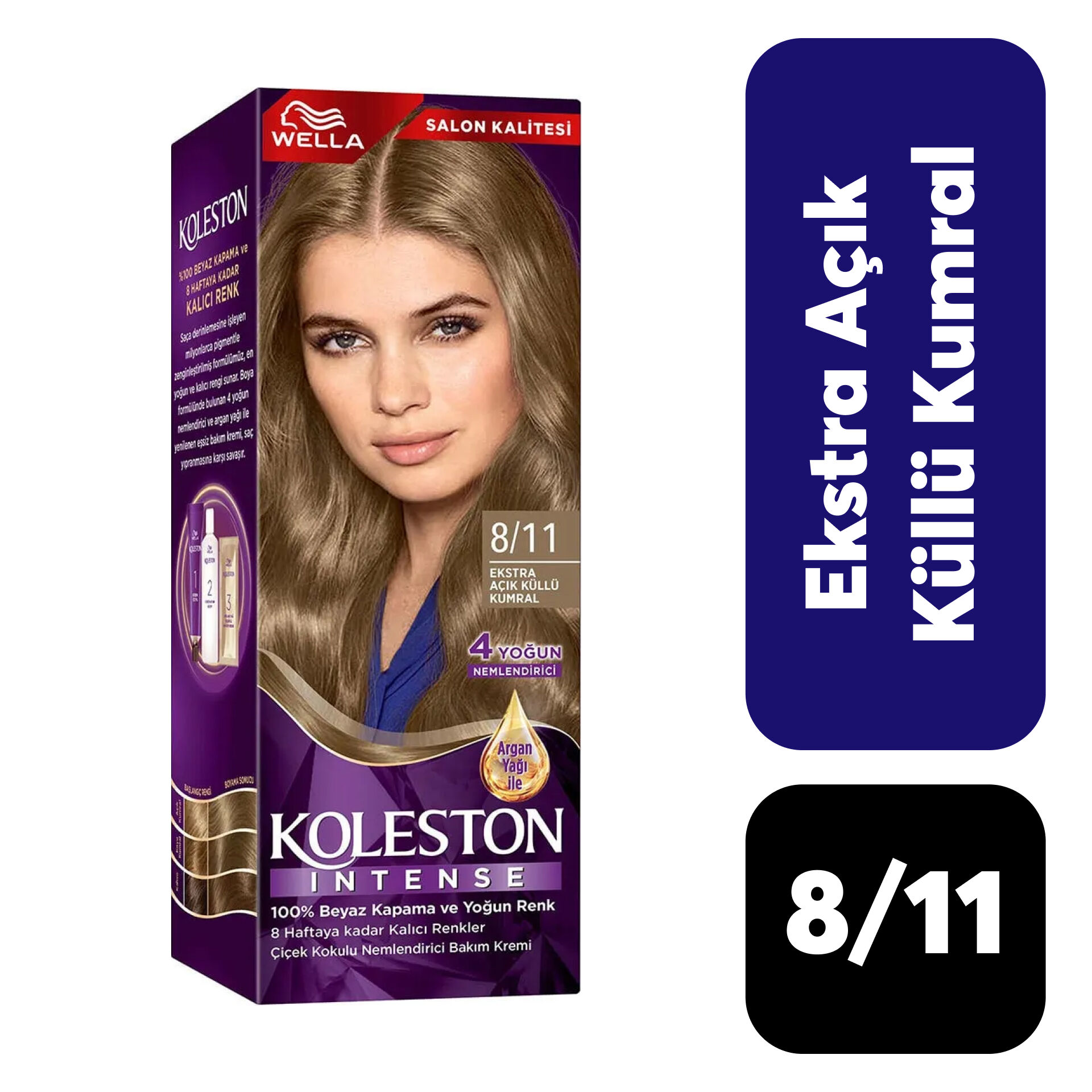 Koleston İntense .8/11 Ekstra Açık Küllü Kumral