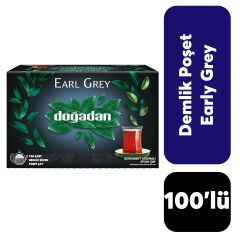 Doğadan Siyah Çay Earl Grey 100'lü Demlik Poşet