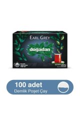 Doğadan Siyah Çay Earl Grey 100'lü Demlik Poşet