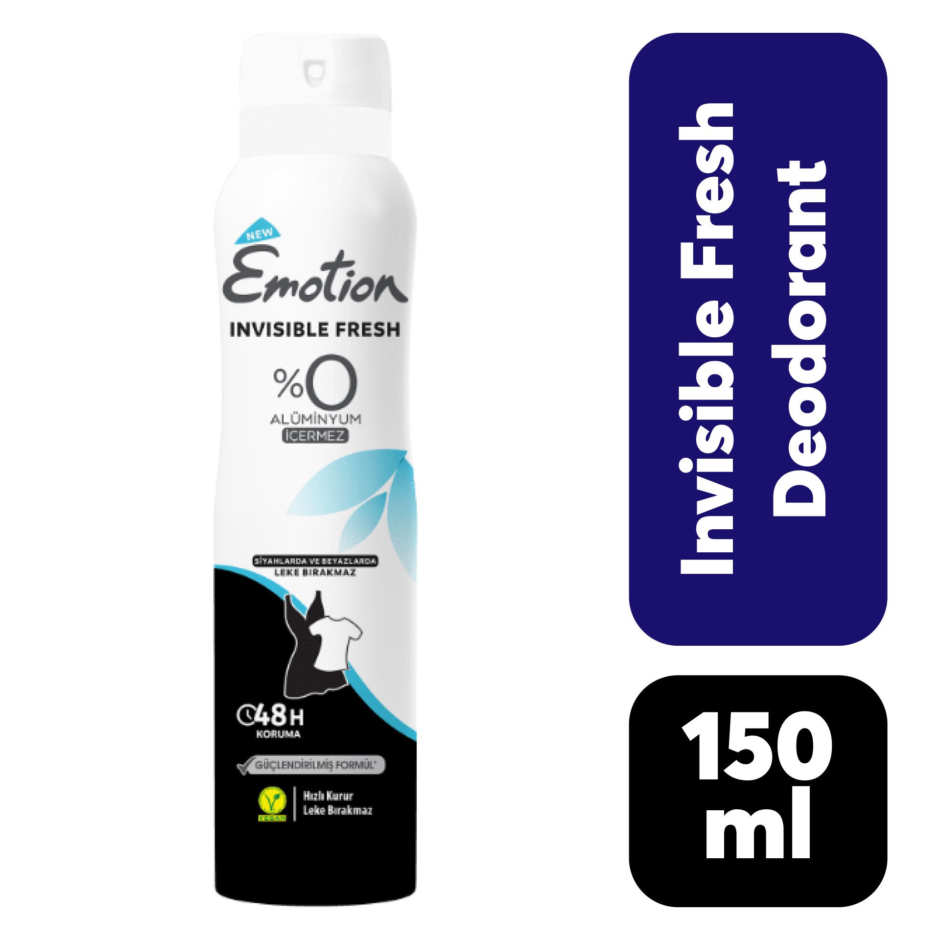 Deodorant Kadın Emotion 150 ml Invisible Fresh