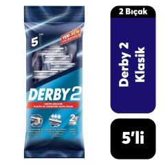 Poşet Derby Samurai 5'li Kulan-At 2 Bıçak Tıraş Bıçağı