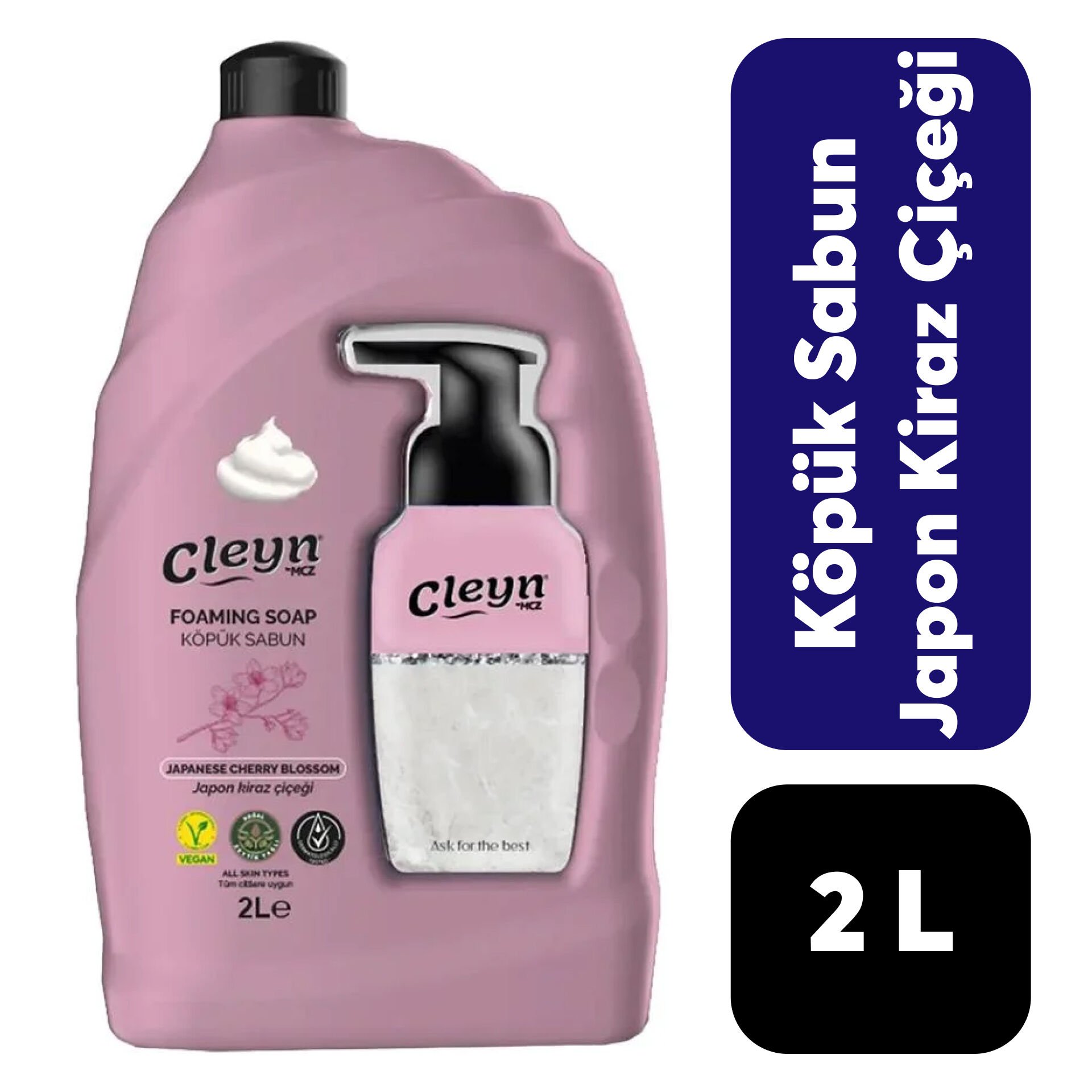 Sabun Sıvı Cleyn 2 L Japon Kiraz Çiçeği