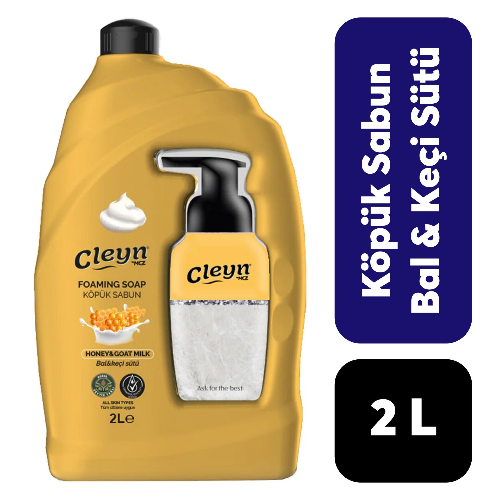 Sabun Sıvı Cleyn 2 L Bal & Keçi Sütü