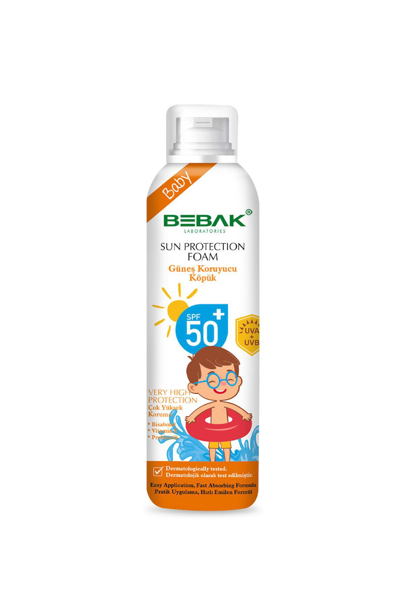 Bebak Güneş Koruyucu Köpük 150ml 50 SPF