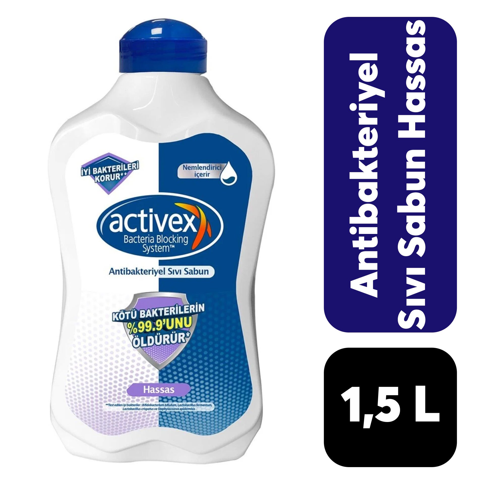 Sabun Sıvı Activex 1,5 L Hassas Antibakteriyel