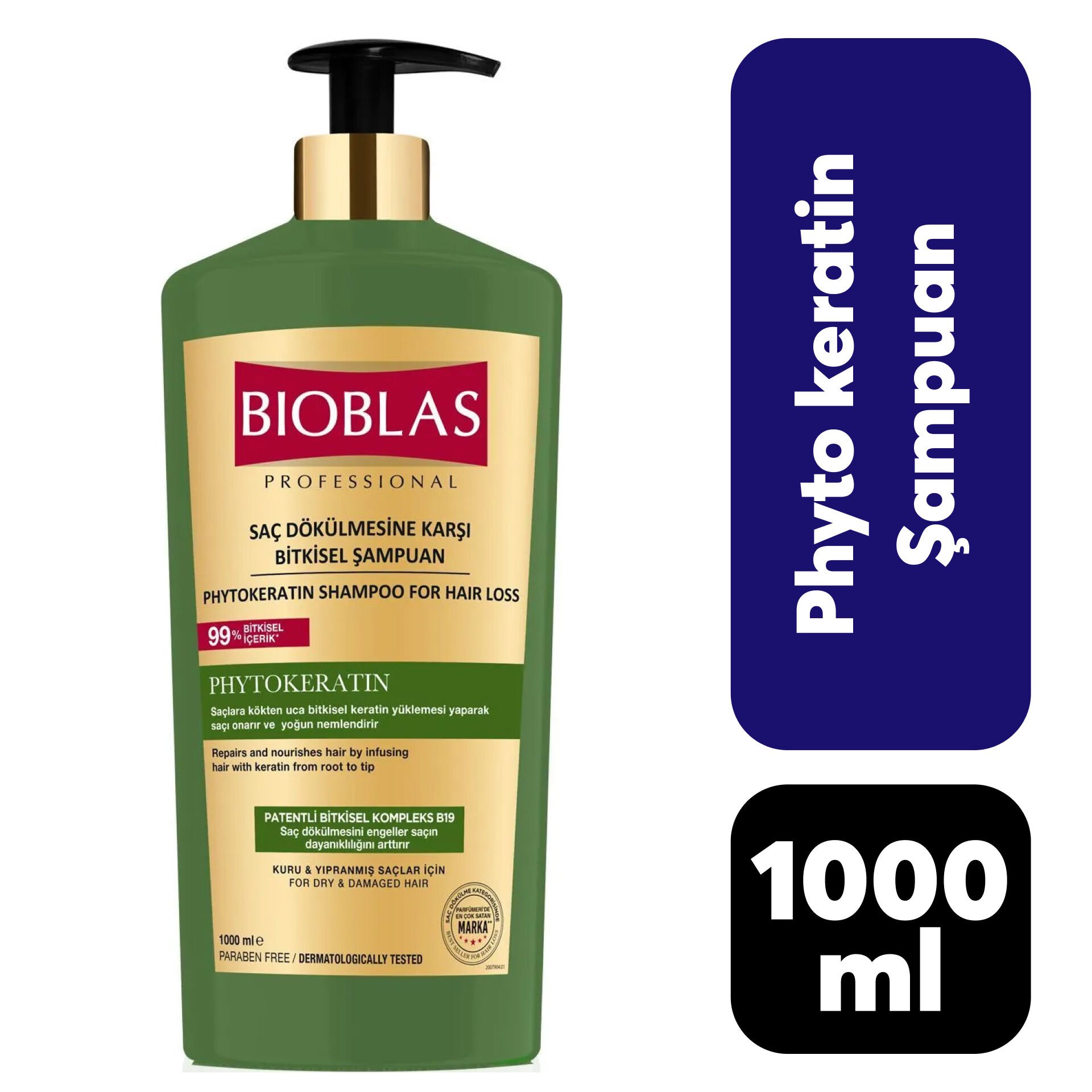 Bioblas Şampuan 1000 ml Phyto Keratin