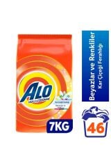 Alo 7 Kg Toz Deterjan Beyazlar ve Renkliler Kar Çiçeği